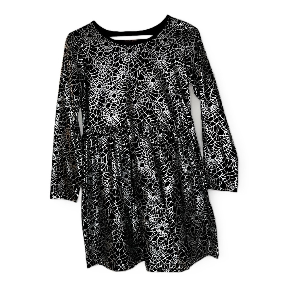Girls Spiderweb Dress Large NWOT